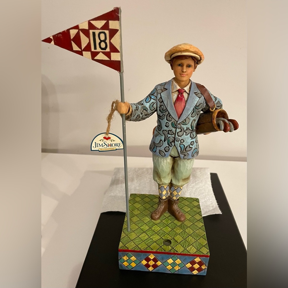 ⭐️Host Pick⭐️ Jim Shore Golf Caddy Figurine